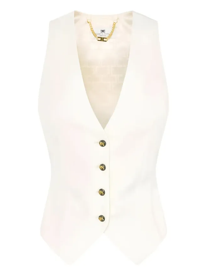 Elisabetta Franchi Elisabetta Franchi ゴム入りウエストベスト - ネュートラルカラーの商品画像