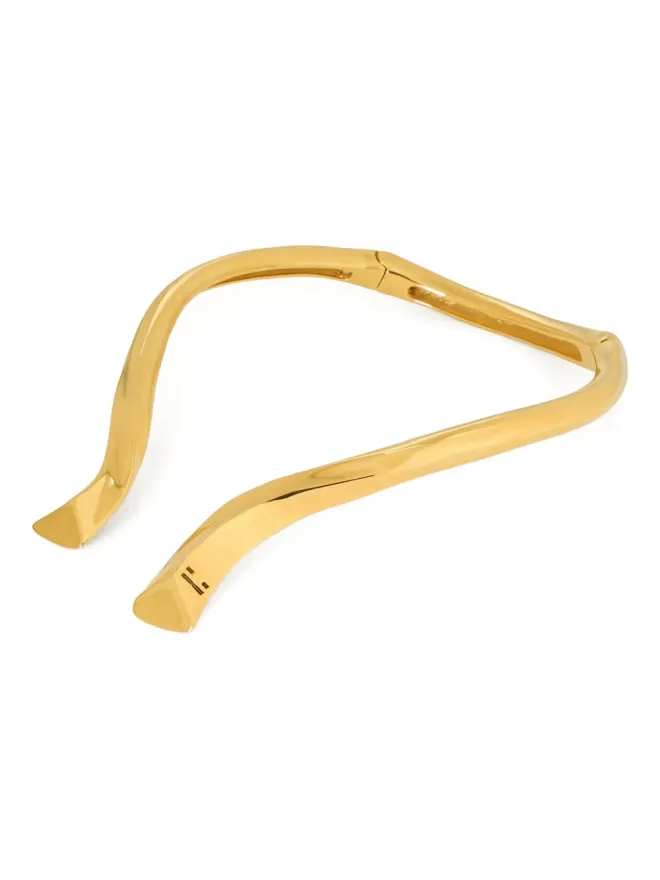 Elisabetta Franchi Elisabetta Franchi 彫刻デザイン ネックレス - ゴールドの商品画像