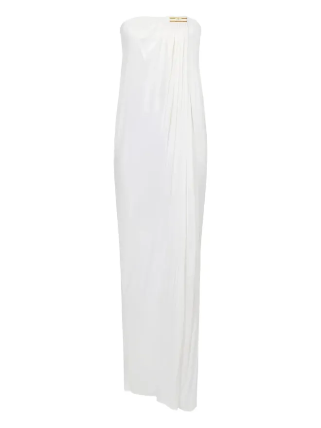 Elisabetta Franchi Elisabetta Franchi 肩出し ジュエルプレート マキシドレスの商品画像