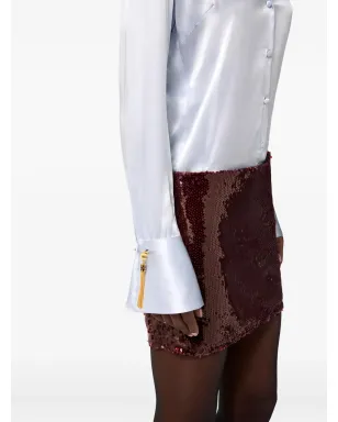 Elisabetta Franchi スパンコールミニドレス ブルー - サムネイル5