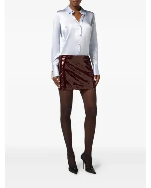 Elisabetta Franchi スパンコールミニドレス ブルー - サムネイル2
