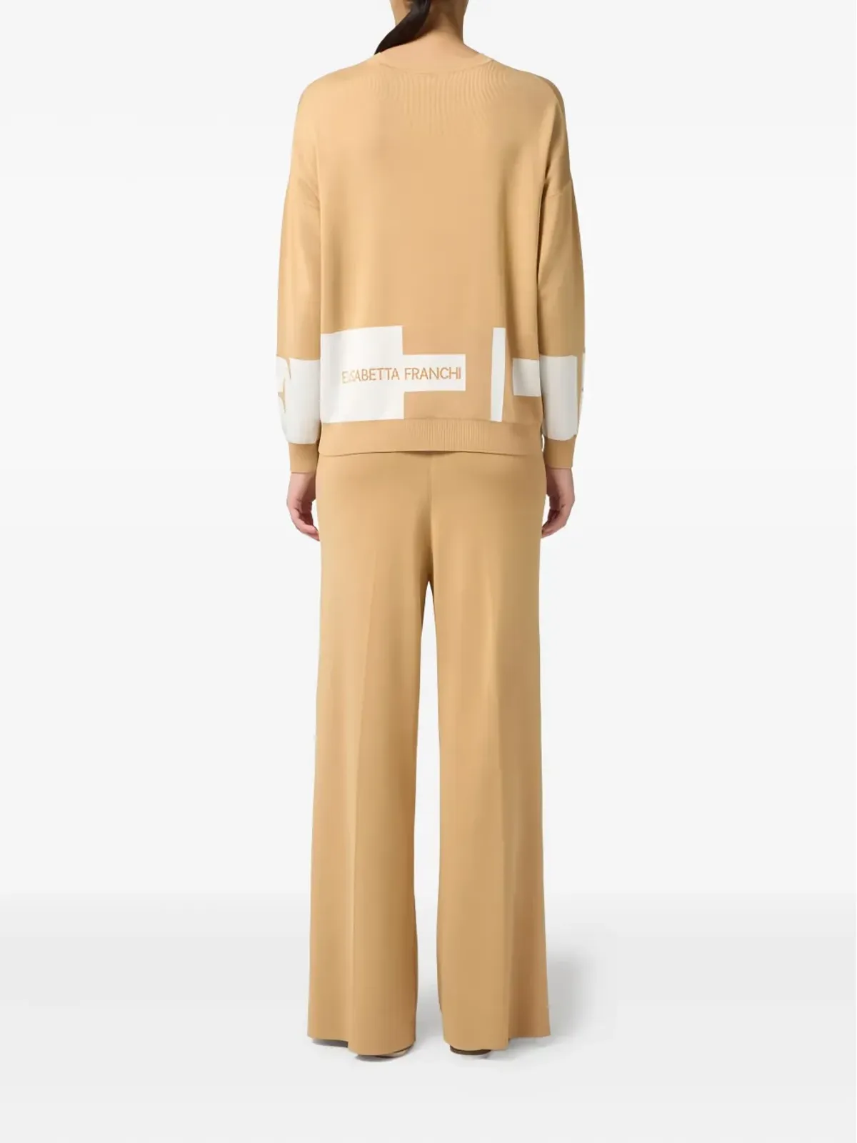 Elisabetta Franchi パッチポケット ベルト留め カーディガン - ニュートラルカラー - 画像3