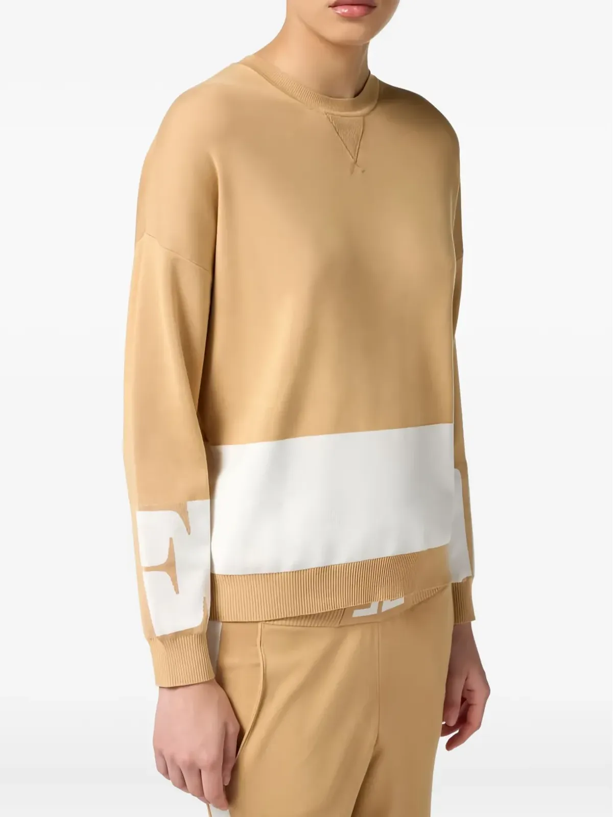 Elisabetta Franchi パッチポケット ベルト留め カーディガン - ニュートラルカラー - 画像4