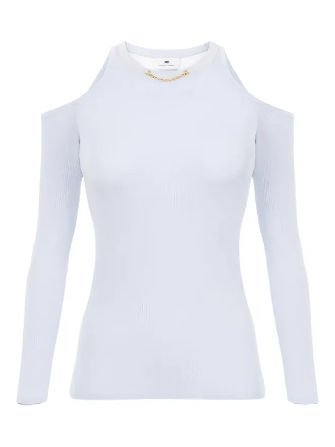 Elisabetta Franchi Elisabetta Franchi カットアウトディテール長袖トップの商品画像