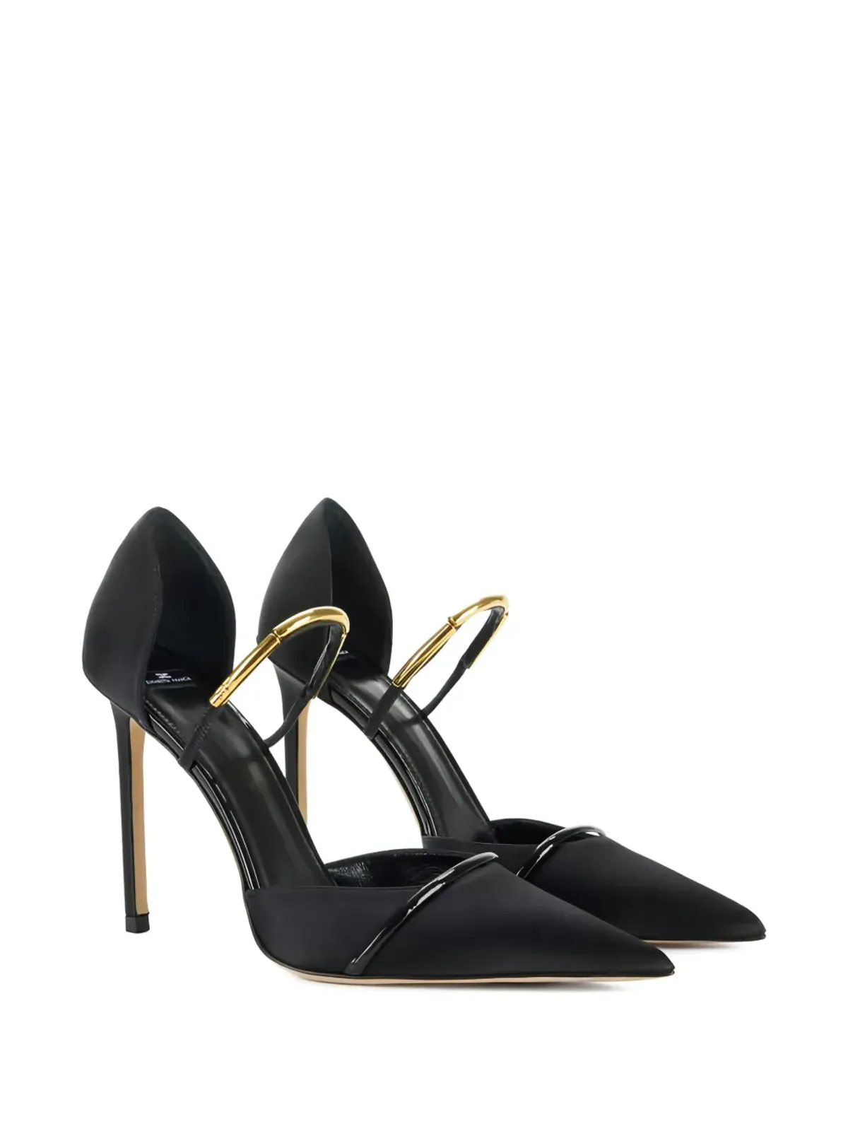 Elisabetta Franchi 105mm D'Orsay ヒールパンプス - ブラック - 画像2
