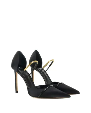 Elisabetta Franchi 105mm D'Orsay ヒールパンプス - ブラック - サムネイル2