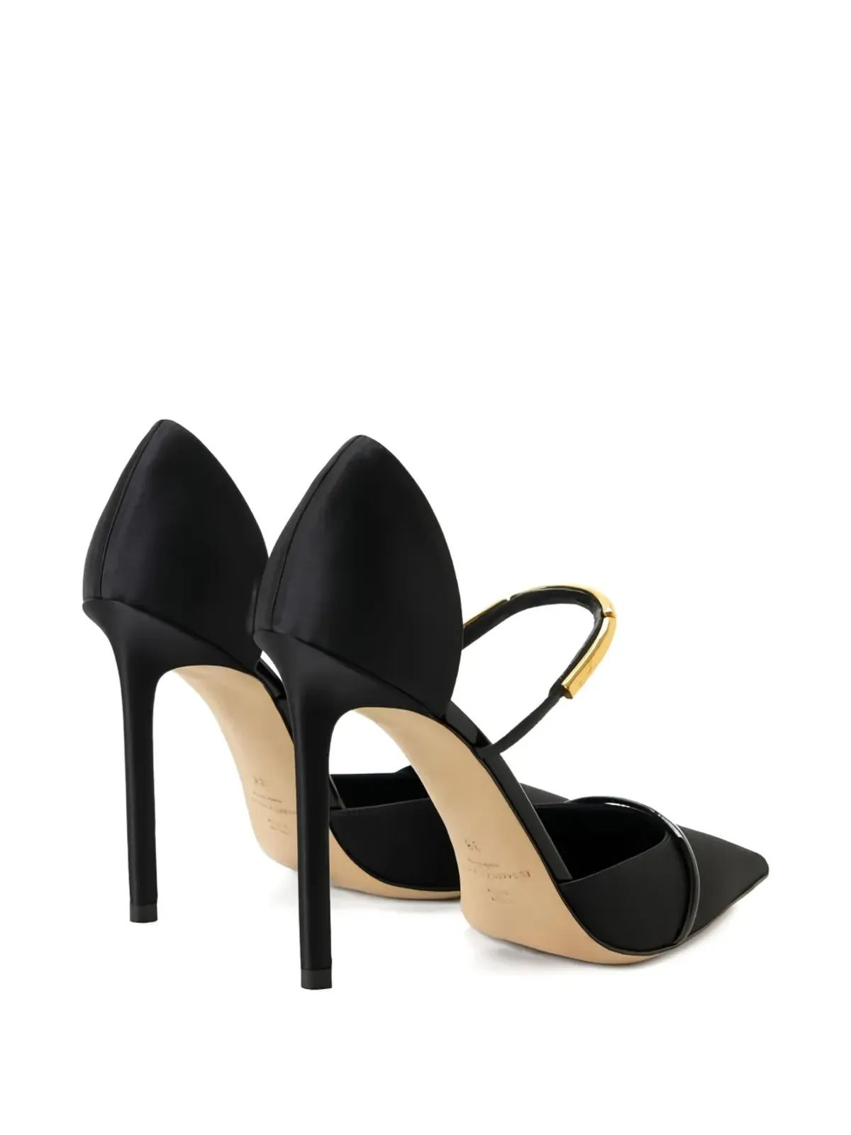 Elisabetta Franchi 105mm D'Orsay ヒールパンプス - ブラック - 画像3