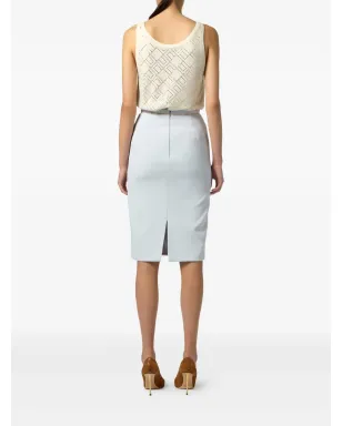 Elisabetta Franchi 刺繍入りタンクトップ - ネュートラルカラー - サムネイル3