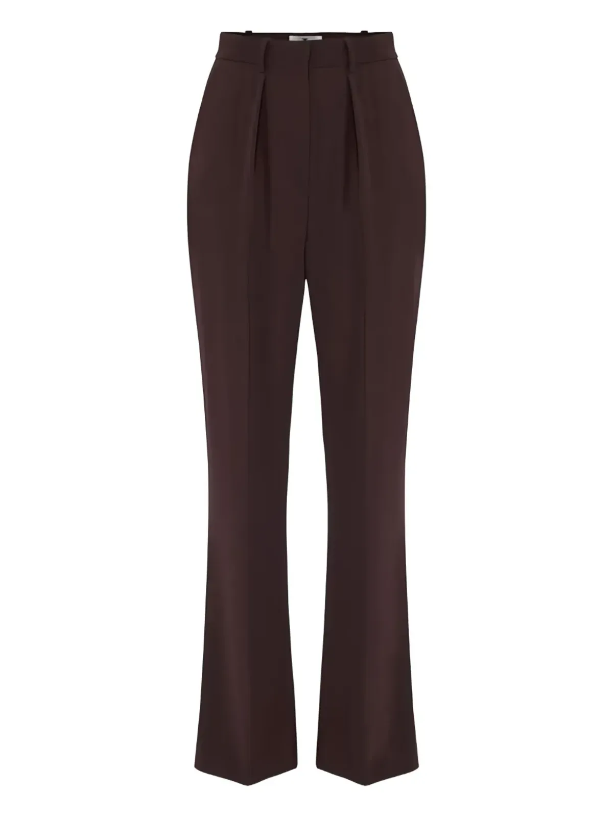 Elisabetta Franchi フレアテーラードパンツ ブラウン - 画像1