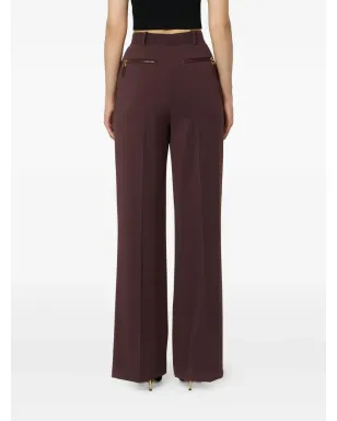 Elisabetta Franchi フレアテーラードパンツ ブラウン - サムネイル3