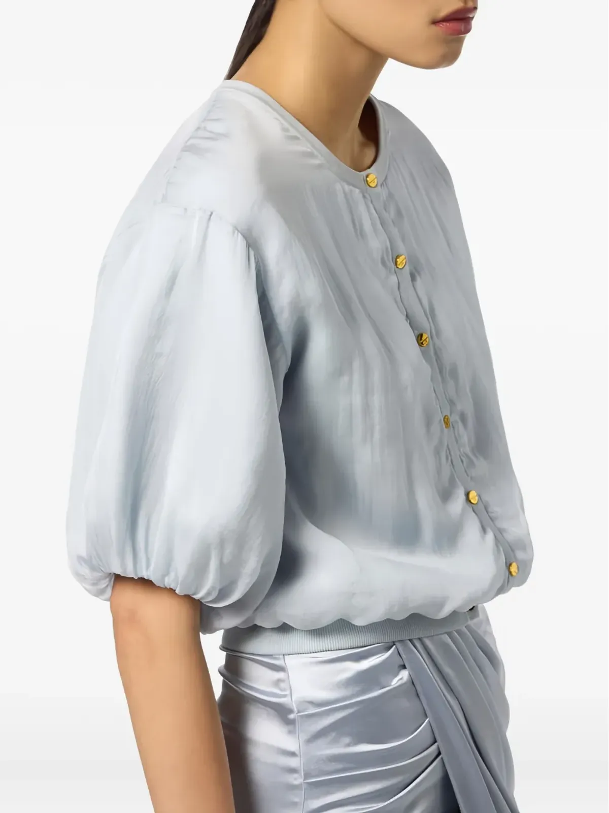 Elisabetta Franchi ボタンアップカーディガン - 画像5