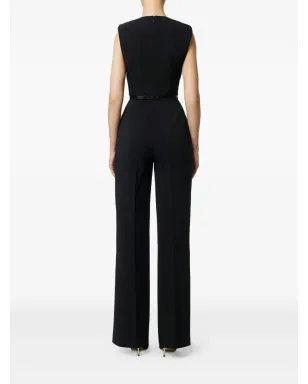 Elisabetta Franchi プリーツロゴジャンプスーツ - サムネイル3