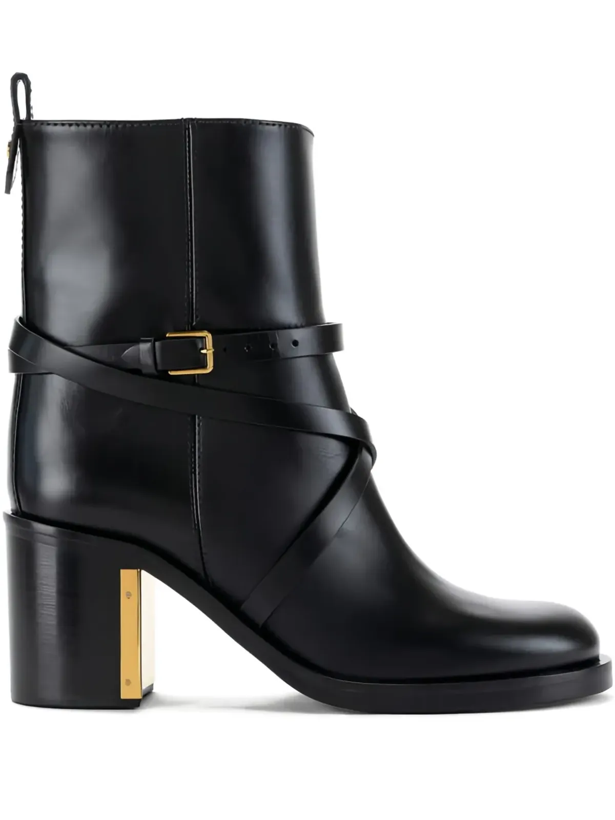 Elisabetta Franchi バックルディテール ブーツ - ブラック - 画像1