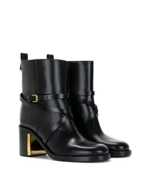 Elisabetta Franchi バックルディテール ブーツ - ブラック - サムネイル2