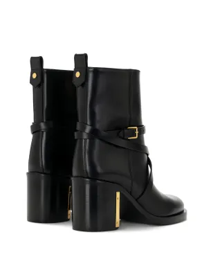 Elisabetta Franchi バックルディテール ブーツ - ブラック - サムネイル3