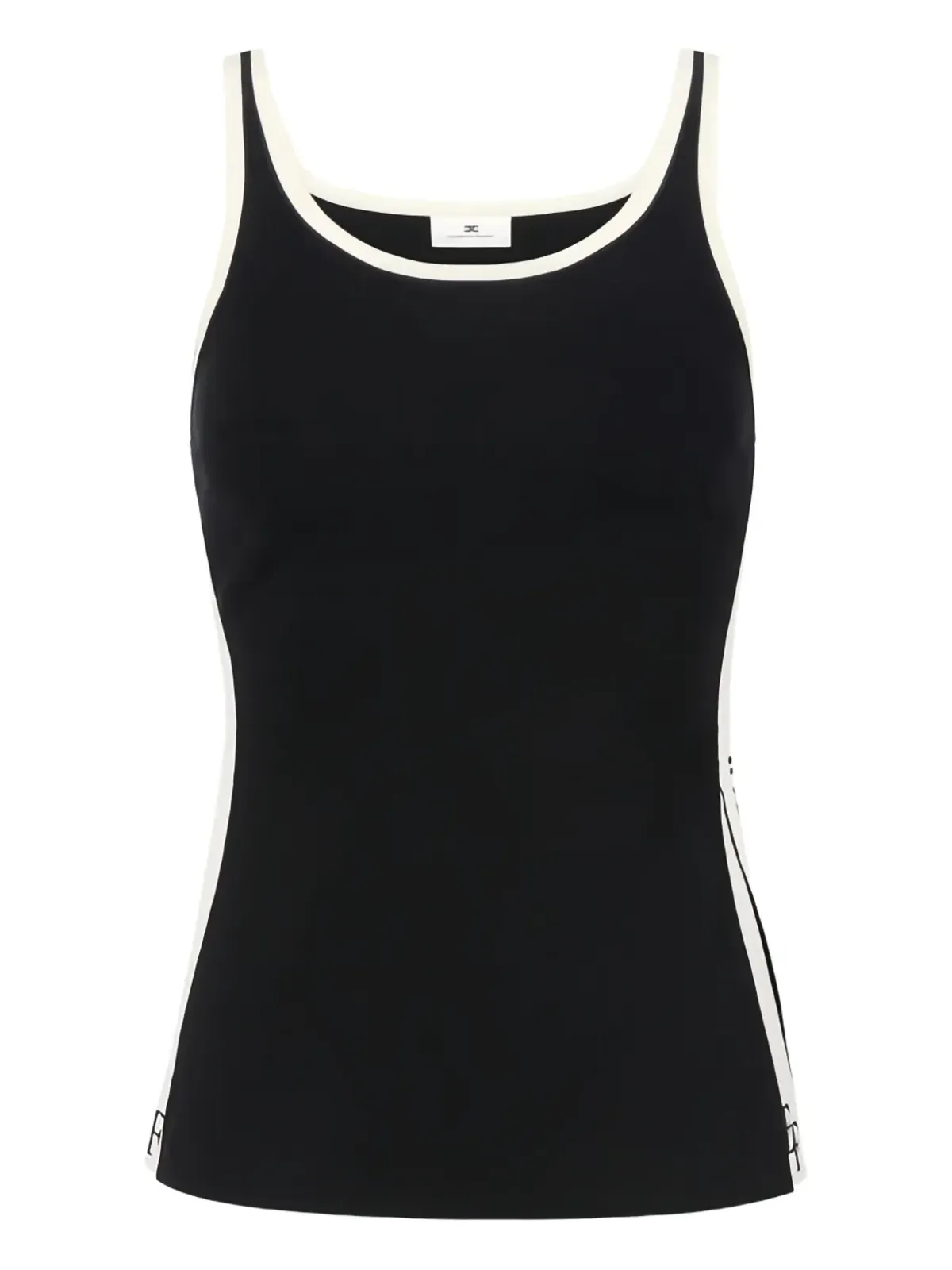 Elisabetta Franchi シャイニーバンド ロゴディテールのトップス - 画像1