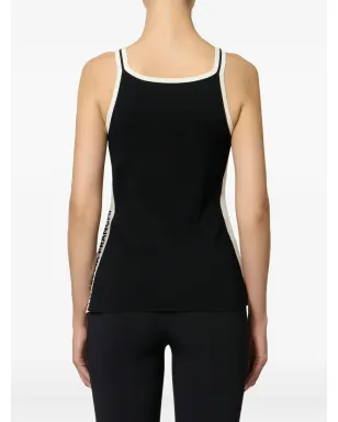 Elisabetta Franchi シャイニーバンド ロゴディテールのトップス - サムネイル3