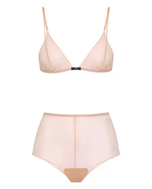 Elisabetta Franchi ヘビ柄ランジェリーセット - ニュートラルカラー - サムネイル1