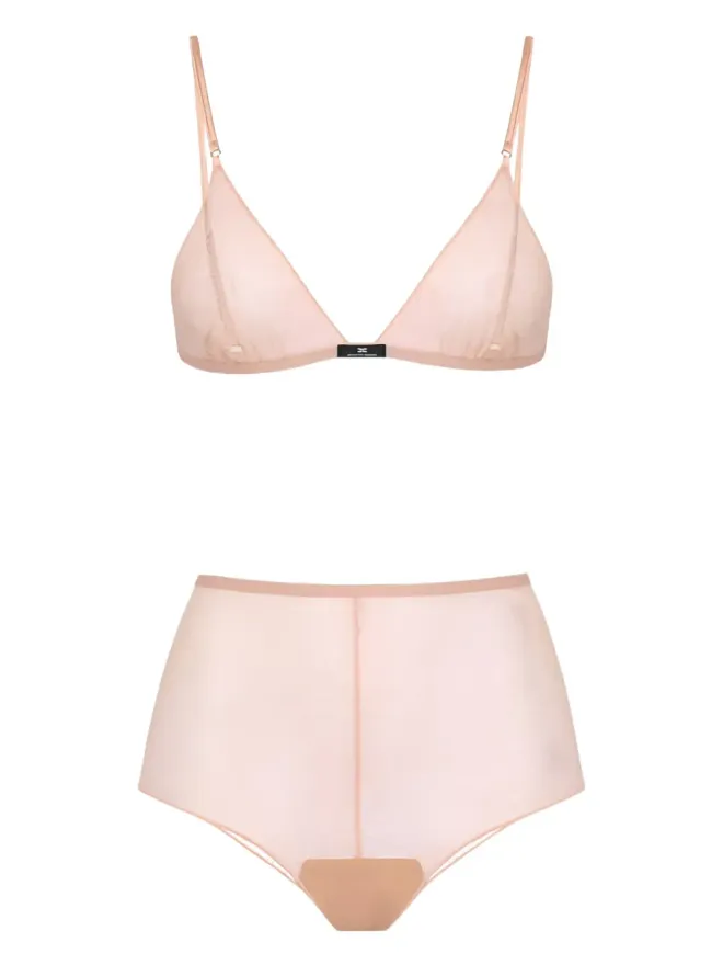 Elisabetta Franchi Elisabetta Franchi ヘビ柄ランジェリーセット - ニュートラルカラーの商品画像
