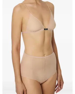Elisabetta Franchi ヘビ柄ランジェリーセット - ニュートラルカラー - サムネイル3