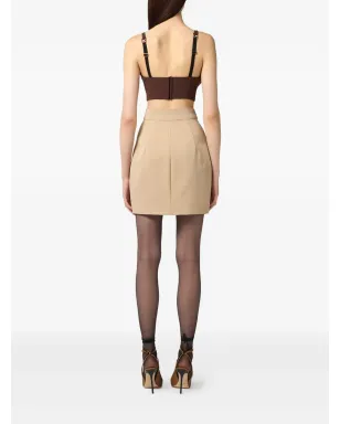 Elisabetta Franchi ジュエルディテール トップ - ブラウン - サムネイル3