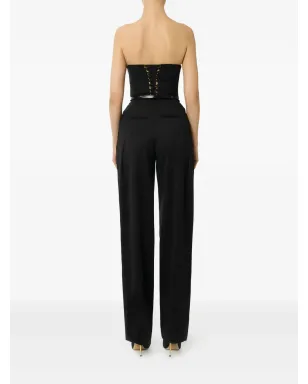 Elisabetta Franchi バンドゥベルト付きジャンプスーツ - ブラック - サムネイル2