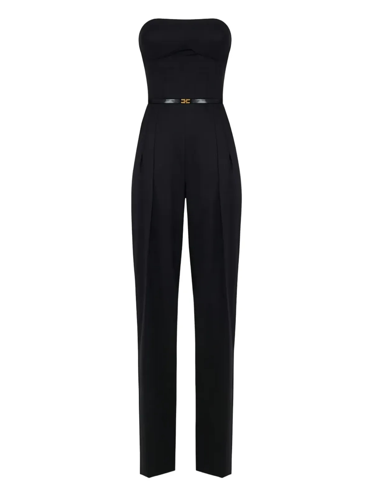 Elisabetta Franchi バンドゥベルト付きジャンプスーツ - ブラック - 画像4