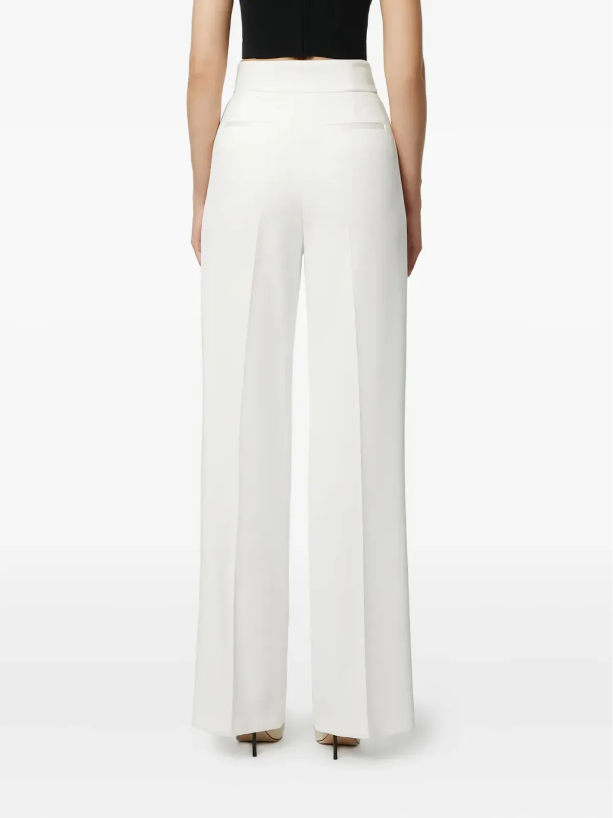 Elisabetta Franchi プリーツ入りパラッツォパンツ - ニュートラルカラー - 画像3