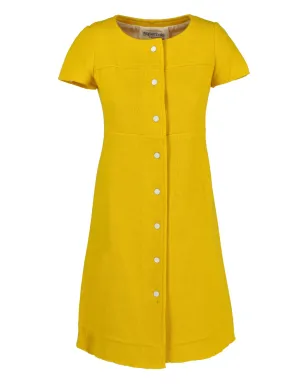 Courrèges Pre-Owned 1960s button front dress - Yellow - サムネイル1