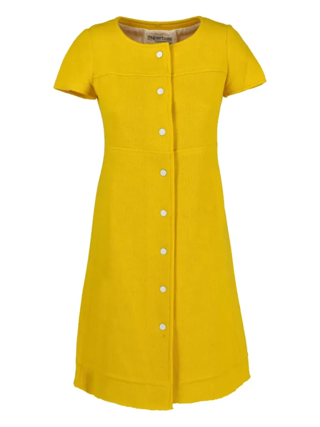 Courrèges Pre-Owned Courrèges Pre-Owned 1960s button front dress - Yellowの商品画像