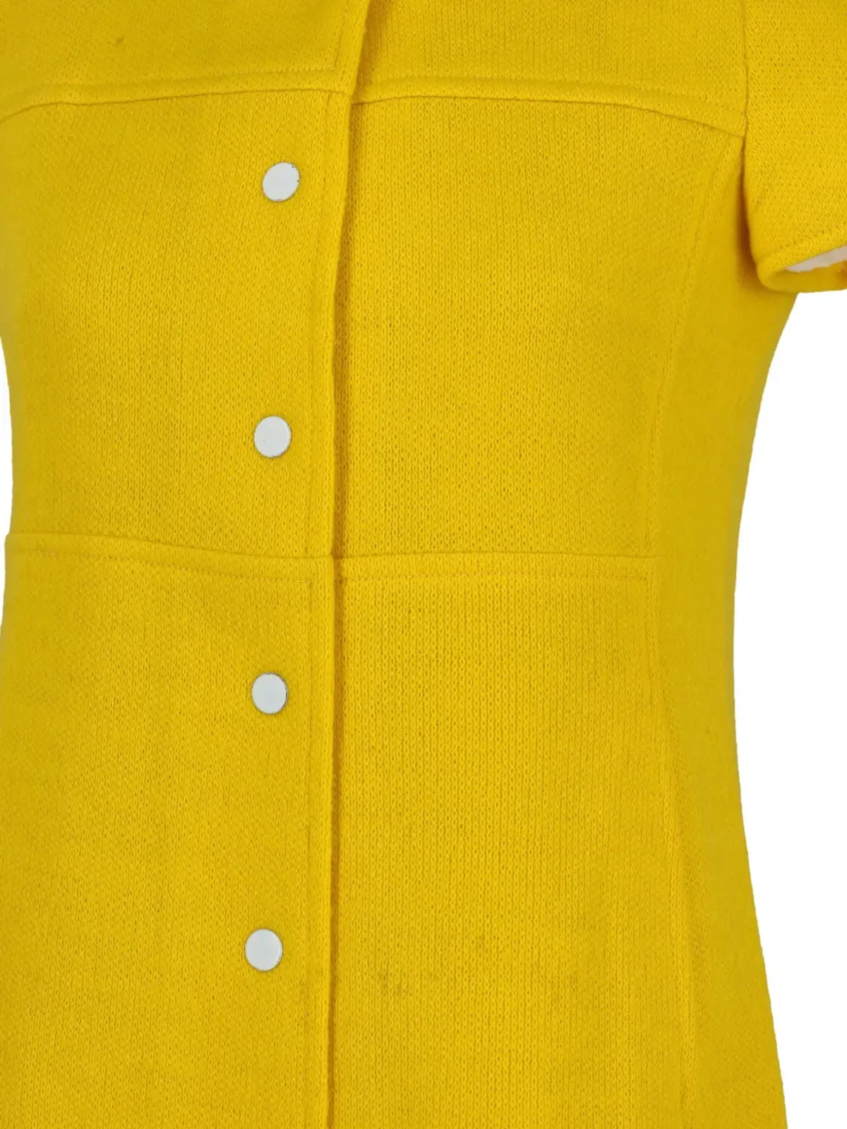 Courrèges Pre-Owned 1960s button front dress - Yellow - 画像4