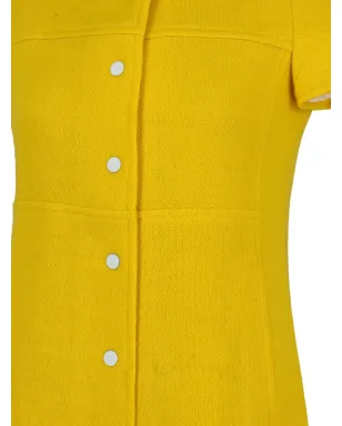Courrèges Pre-Owned 1960s button front dress - Yellow - サムネイル4