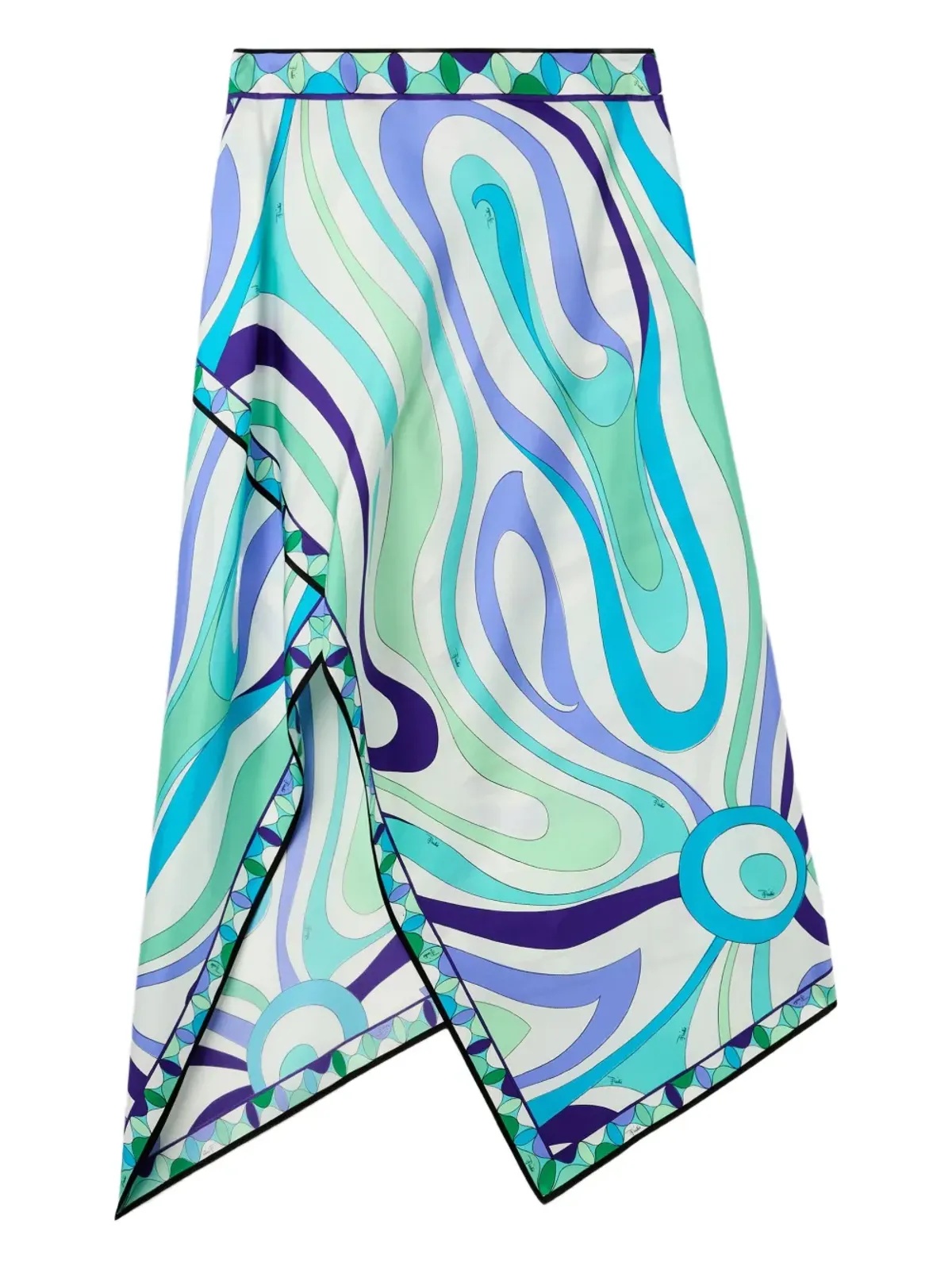 PUCCI マルモプリント アシンメトリック ミディスカート - 画像1