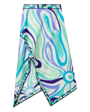PUCCI マルモプリント アシンメトリック ミディスカート - サムネイル1