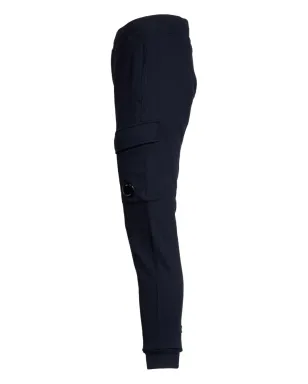 C.P. Company ディアゴナル レイズド フリース トラックパンツ ブルー - サムネイル1