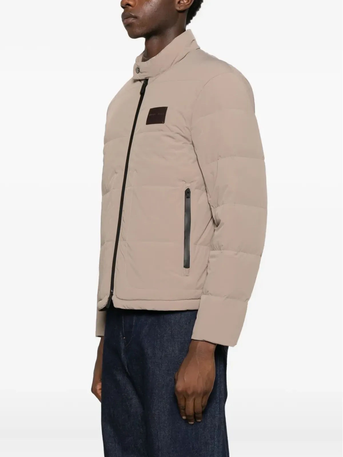 Emporio Armani ジップアップパディッドジャケット - ニュートラルカラー - 画像3