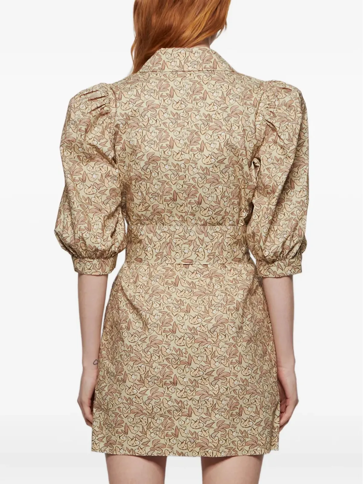 Lhd Casitas puff-sleeve belted dress - 画像5