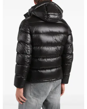 Blauer フード付きパデッドクリッパーコート - サムネイル3