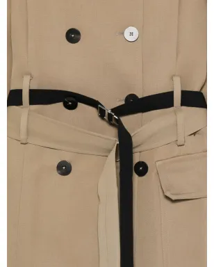 Seafarer ダブルブレスト ベルト付きコート - サムネイル3