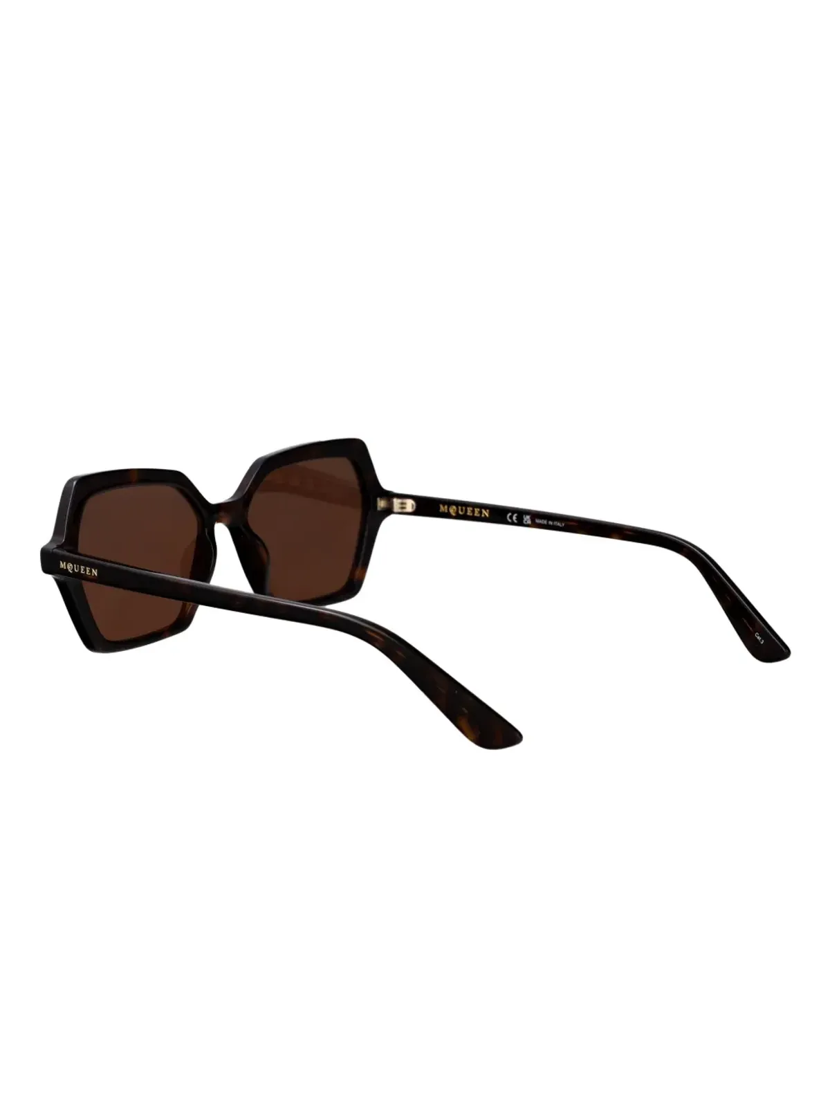 Alexander McQueen Eyewear AM0537S ジオメトリックフレーム サングラス - 画像4