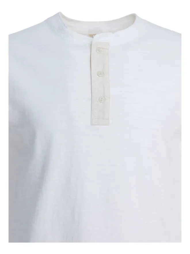 Buzz Ricksons Buzz Ricksons コットン ヘンリーネック Tシャツ - Whiteの商品画像