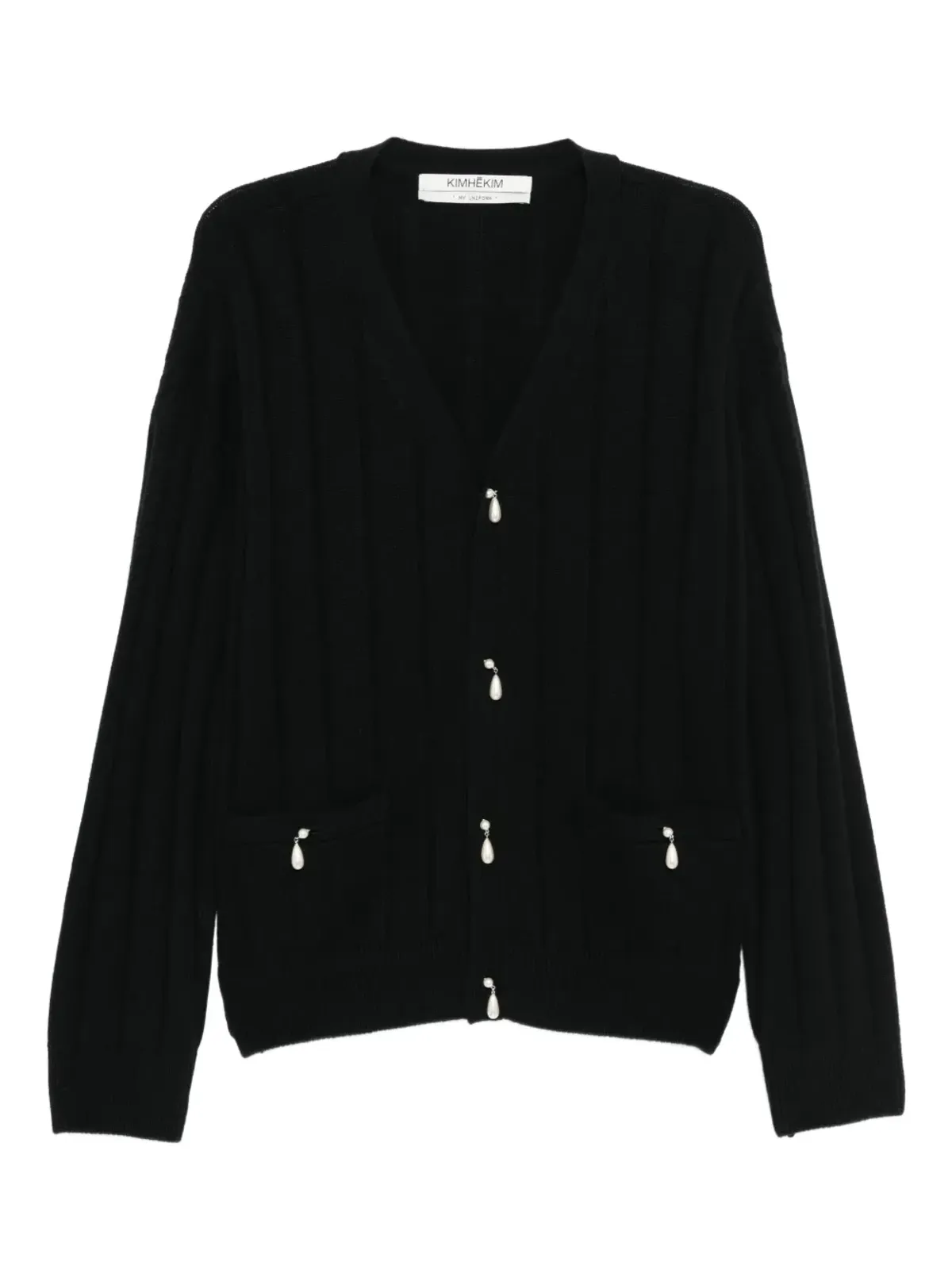 Kimhekim パール付きウールカーディガン - 画像1