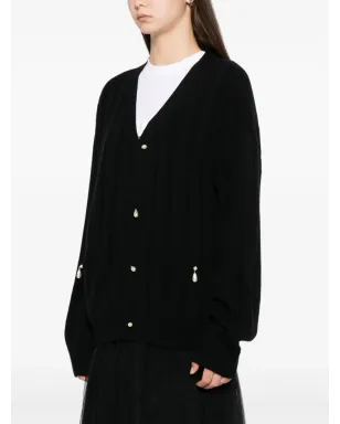 Kimhekim パール付きウールカーディガン - サムネイル3