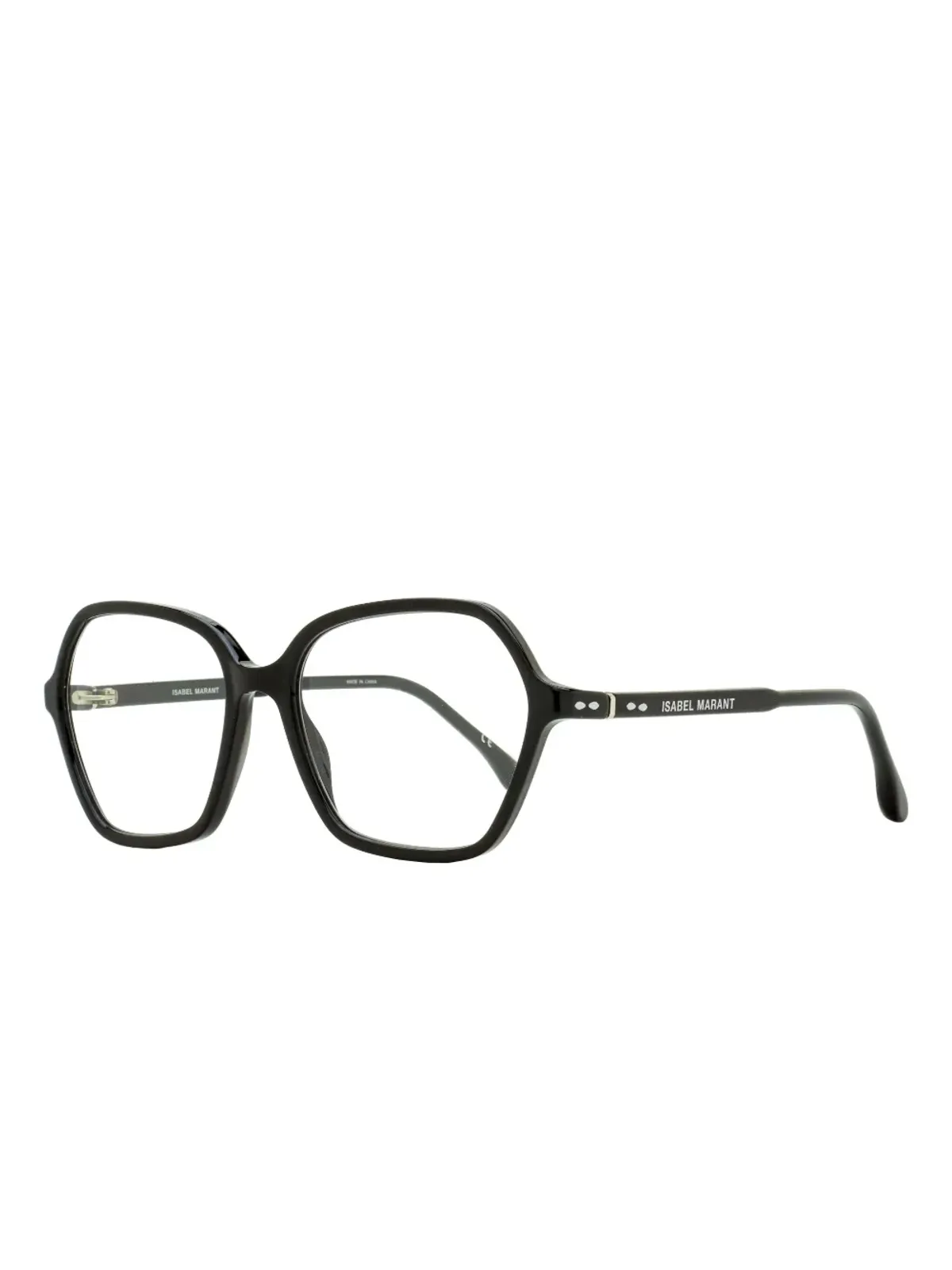 Isabel Marant Eyewear 幾何学的フレーム眼鏡 - ブラック - 画像2
