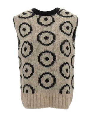 THIBAULT VAN DER STRAETE circle-pattern vest - サムネイル1