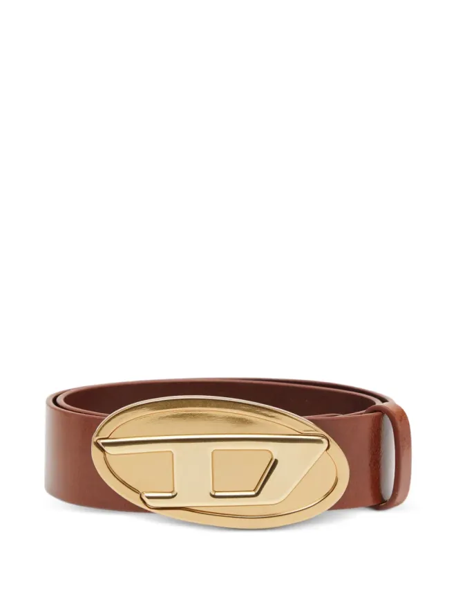 Diesel Diesel B-1dr 2.0 ロゴバックルベルト - Brownの商品画像
