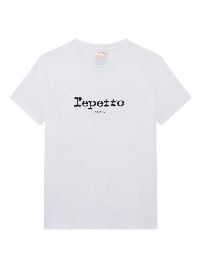 Repetto Repetto ロゴプリント コットン Tシャツの商品画像