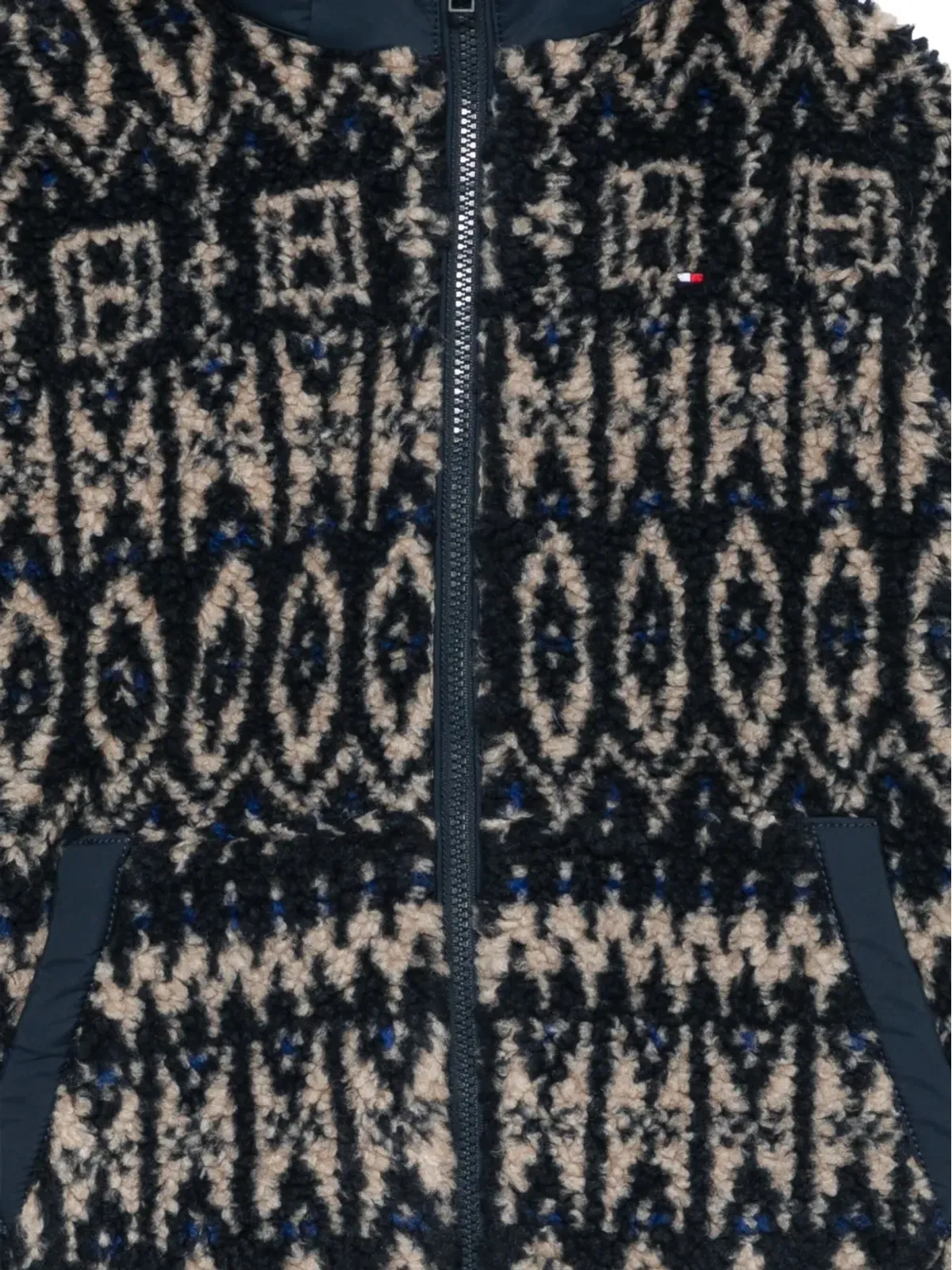 Tommy Hilfiger Junior フード付きパターン柄ジャケット - 画像3