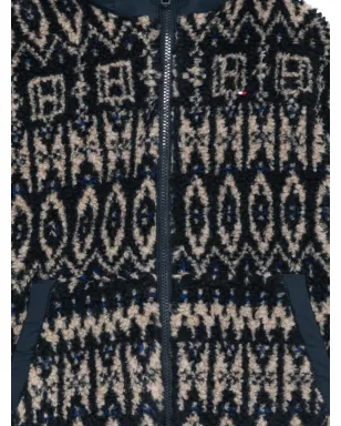 Tommy Hilfiger Junior フード付きパターン柄ジャケット - サムネイル3