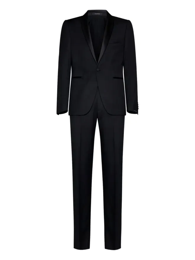 Tagliatore Tagliatore サテンショールカラー タキシード ブラックの商品画像